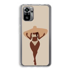 CaseCompany Let's get salty: Xiaomi Redmi Note 10S Transparant Hoesje