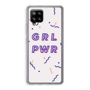 CaseCompany GRL PWR: Samsung Galaxy A42 5G Transparant Hoesje