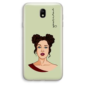 CaseCompany Pop-Art Creator: Samsung Galaxy J7 (2017) Transparant Hoesje