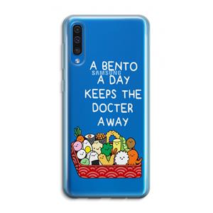 CaseCompany Bento a day: Samsung Galaxy A50 Transparant Hoesje