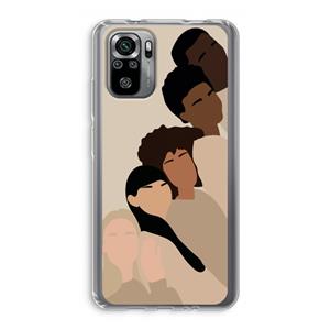 CaseCompany Sweet creatures: Xiaomi Redmi Note 10S Transparant Hoesje