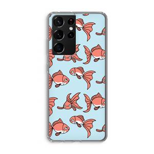 CaseCompany Blub: Samsung Galaxy S21 Ultra Transparant Hoesje