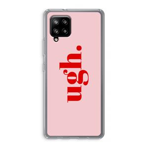 CaseCompany Ugh: Samsung Galaxy A42 5G Transparant Hoesje