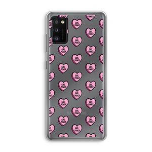 CaseCompany GIRL POWER: Samsung Galaxy A41 Transparant Hoesje