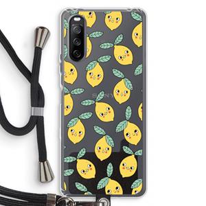 CaseCompany Citroenen: Sony Sony Xperia 10 III Transparant Hoesje met koord