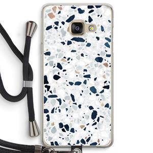 CaseCompany Terrazzo N°1: Samsung Galaxy A3 (2016) Transparant Hoesje met koord