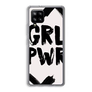 CaseCompany Girl Power #2: Samsung Galaxy A42 5G Transparant Hoesje