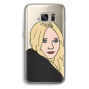 CaseCompany Ashley: Samsung Galaxy S7 Transparant Hoesje