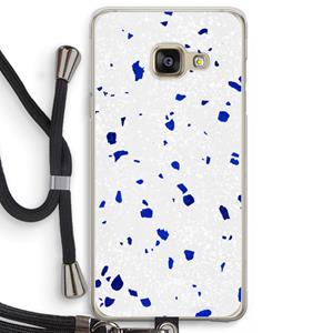 CaseCompany Terrazzo N°5: Samsung Galaxy A3 (2016) Transparant Hoesje met koord