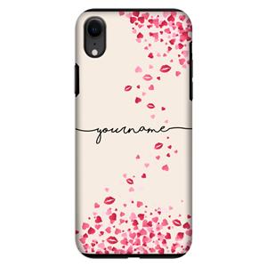 CaseCompany Hartjes en kusjes: iPhone XR Tough Case