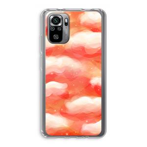 CaseCompany Lichte Wolken: Xiaomi Redmi Note 10S Transparant Hoesje