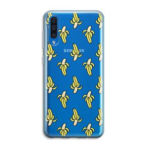 CaseCompany Bananas: Samsung Galaxy A50 Transparant Hoesje