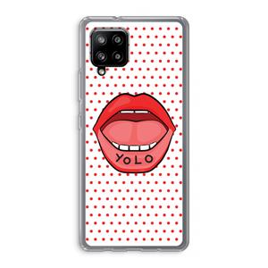 CaseCompany Yolo Denise: Samsung Galaxy A42 5G Transparant Hoesje