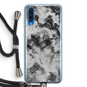 CaseCompany Onweer: Samsung Galaxy A50 Transparant Hoesje met koord