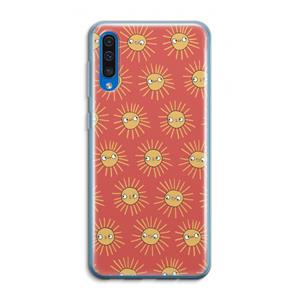CaseCompany Zon: Samsung Galaxy A50 Transparant Hoesje