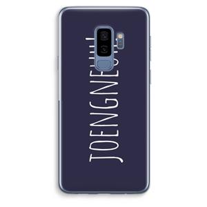 CaseCompany Joengneuh!: Samsung Galaxy S9 Plus Transparant Hoesje