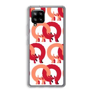 CaseCompany Dogs: Samsung Galaxy A42 5G Transparant Hoesje
