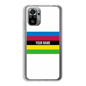 CaseCompany WK Wielrennen: Xiaomi Redmi Note 10S Transparant Hoesje