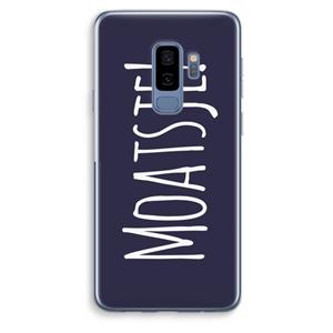 CaseCompany Moatsje!: Samsung Galaxy S9 Plus Transparant Hoesje