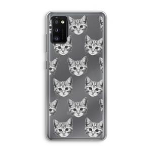 CaseCompany Kitten: Samsung Galaxy A41 Transparant Hoesje
