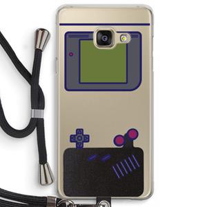 CaseCompany Game On: Samsung Galaxy A3 (2016) Transparant Hoesje met koord