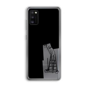CaseCompany Musketon Painter: Samsung Galaxy A41 Transparant Hoesje