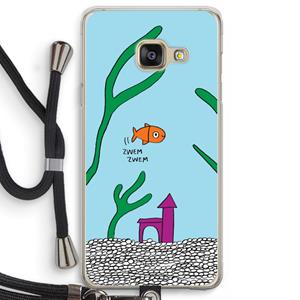 CaseCompany Aquarium: Samsung Galaxy A3 (2016) Transparant Hoesje met koord