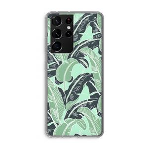 CaseCompany This Sh*t Is Bananas: Samsung Galaxy S21 Ultra Transparant Hoesje