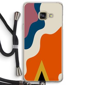 CaseCompany Noor A: Samsung Galaxy A3 (2016) Transparant Hoesje met koord