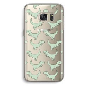 CaseCompany Dinos: Samsung Galaxy S7 Transparant Hoesje