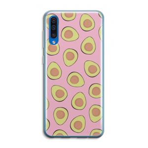 CaseCompany Dancing avocados: Samsung Galaxy A50 Transparant Hoesje