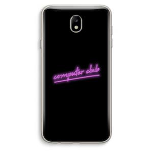 CaseCompany Vice Black: Samsung Galaxy J7 (2017) Transparant Hoesje