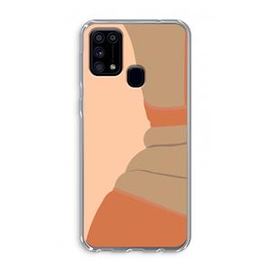 CaseCompany Bikini: Samsung Galaxy M31 Transparant Hoesje