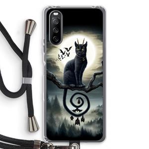 CaseCompany Moonlight Companions: Sony Sony Xperia 10 III Transparant Hoesje met koord