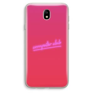 CaseCompany Vice Glow: Samsung Galaxy J7 (2017) Transparant Hoesje