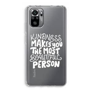 CaseCompany The prettiest: Xiaomi Redmi Note 10S Transparant Hoesje