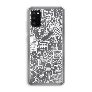 CaseCompany Vexx Mixtape #2: Samsung Galaxy A41 Transparant Hoesje
