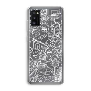 CaseCompany Vexx City #2: Samsung Galaxy A41 Transparant Hoesje