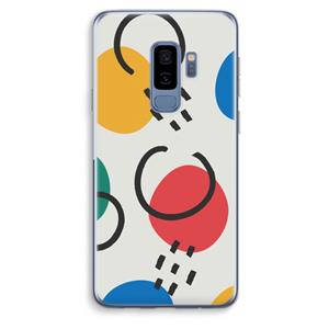 CaseCompany Illustratieve pop 3: Samsung Galaxy S9 Plus Transparant Hoesje