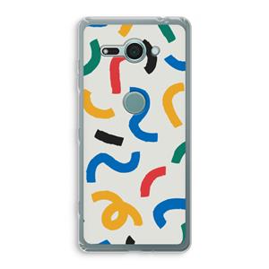 CaseCompany Illustratieve pop 2: Sony Xperia XZ2 Compact Transparant Hoesje