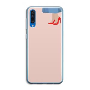 CaseCompany High heels: Samsung Galaxy A50 Transparant Hoesje