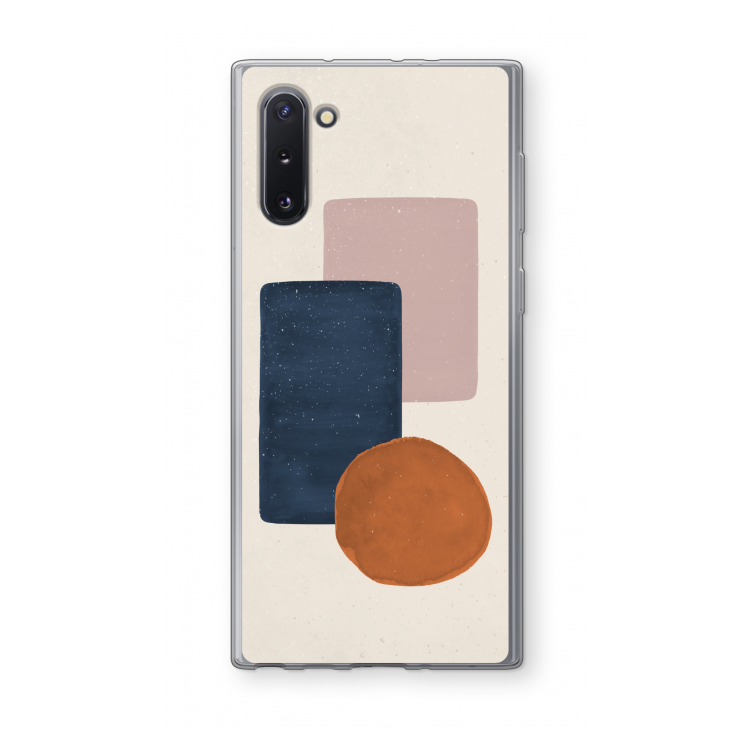 CaseCompany Geo #3: Samsung Galaxy Note 10 Transparant Hoesje