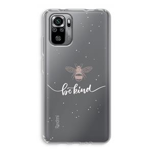 CaseCompany Be(e) kind: Xiaomi Redmi Note 10S Transparant Hoesje