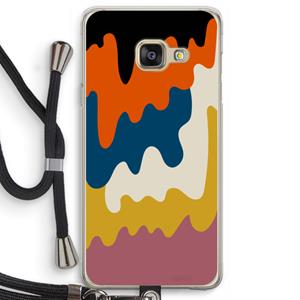 CaseCompany Baar A: Samsung Galaxy A3 (2016) Transparant Hoesje met koord