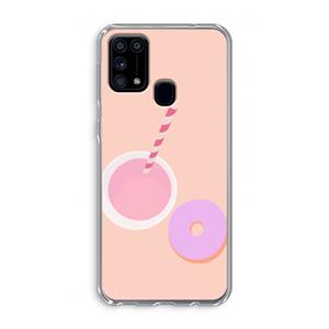 CaseCompany Donut: Samsung Galaxy M31 Transparant Hoesje