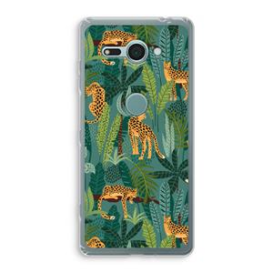 CaseCompany Luipaard 2: Sony Xperia XZ2 Compact Transparant Hoesje