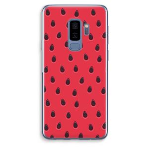CaseCompany Watermelon: Samsung Galaxy S9 Plus Transparant Hoesje