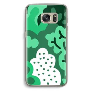 CaseCompany Bushes: Samsung Galaxy S7 Transparant Hoesje