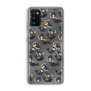 CaseCompany Zeemeermin: Samsung Galaxy A41 Transparant Hoesje