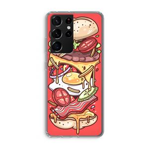 CaseCompany Diet Coke Please: Samsung Galaxy S21 Ultra Transparant Hoesje